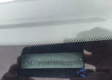 2000 Ford F-350 Lariat/Xl/Xlt из США, поврежденный, VIN 1FTSW31F1YEC49966